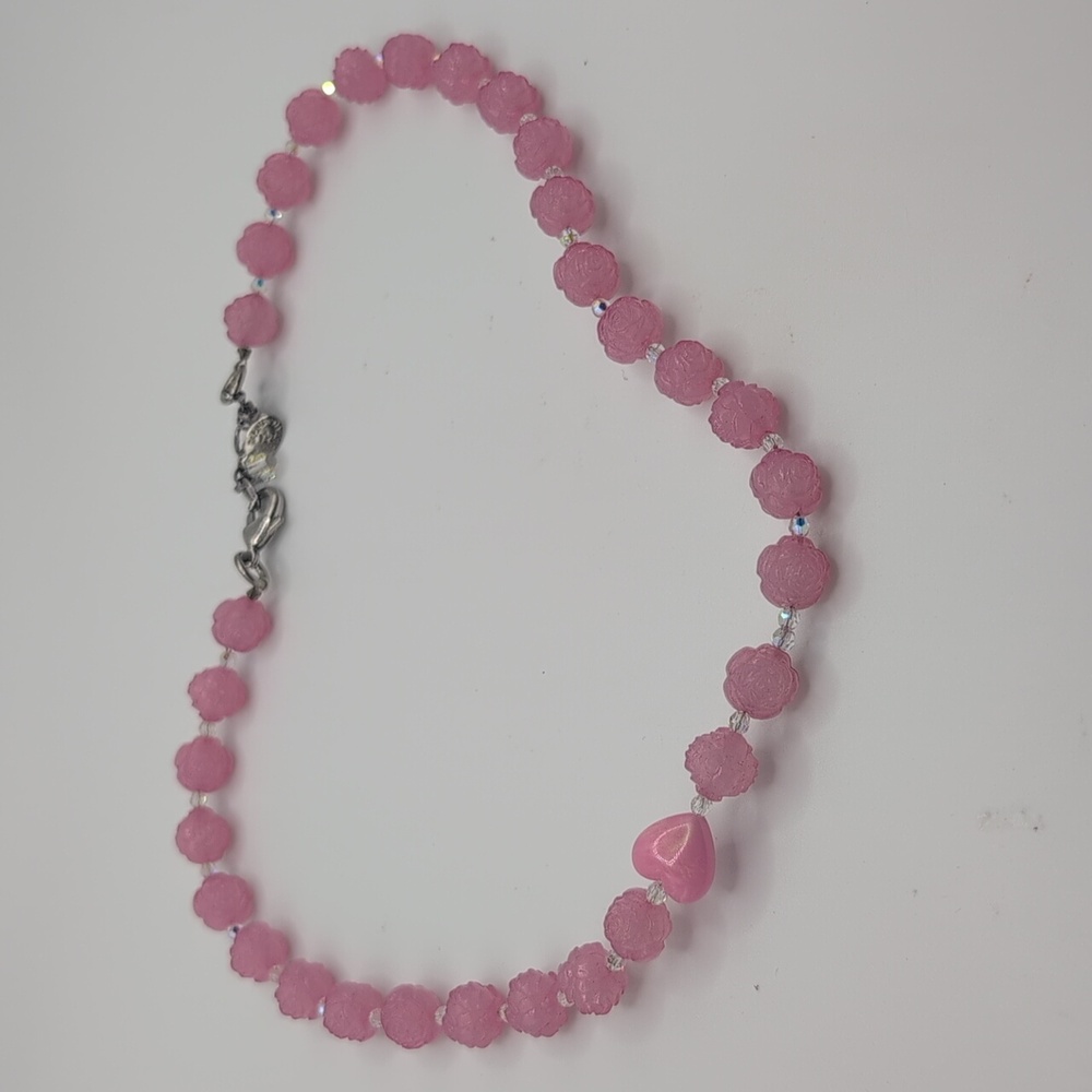 Tarina Tarantino Carved Rose Necklace